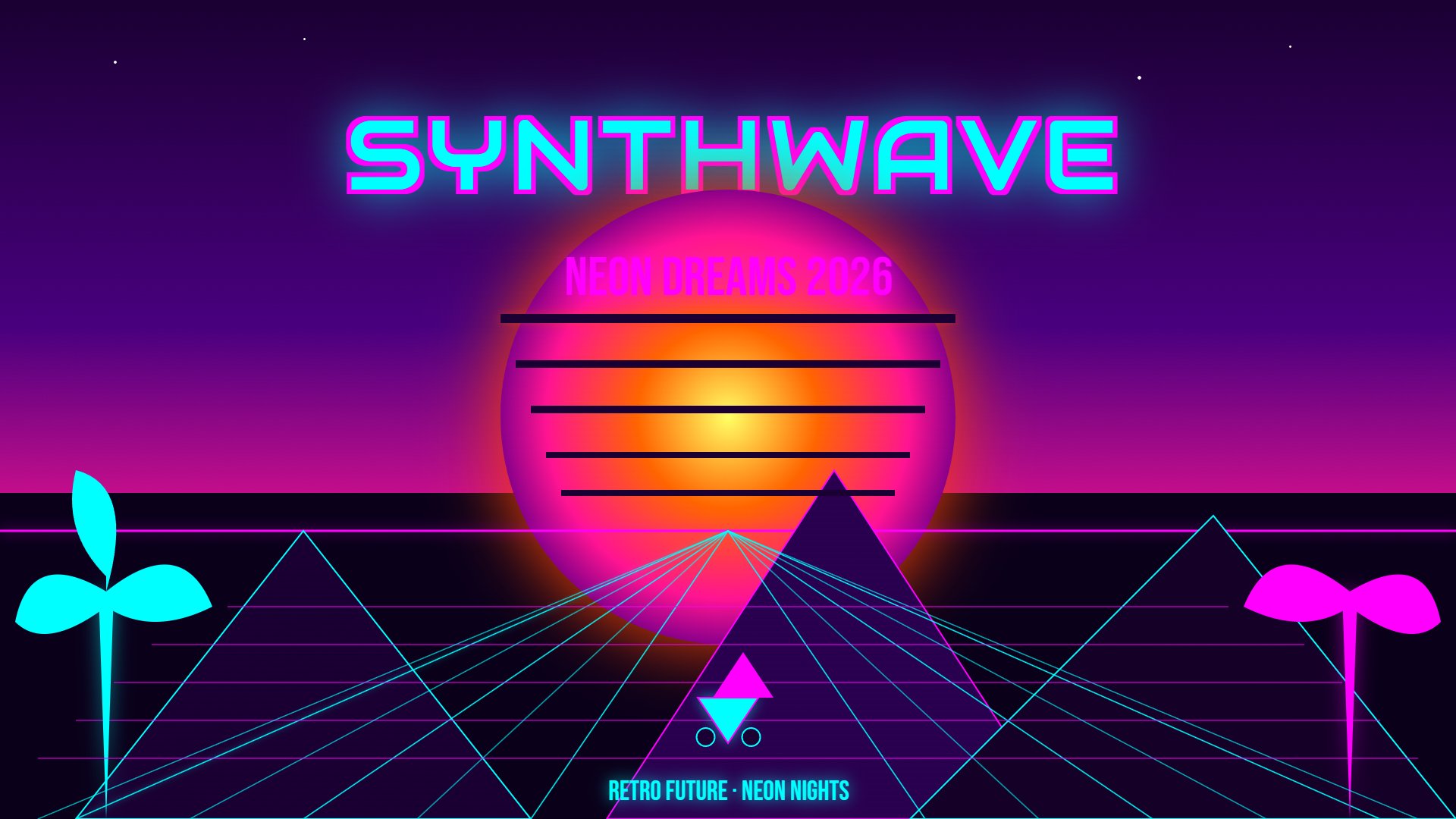 Synthwave poster by Grok, made in Photosoft over MCP