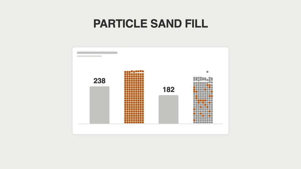 Particle sand-fill bars
