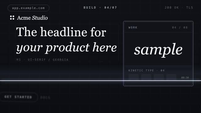Scanline assemble fly-in