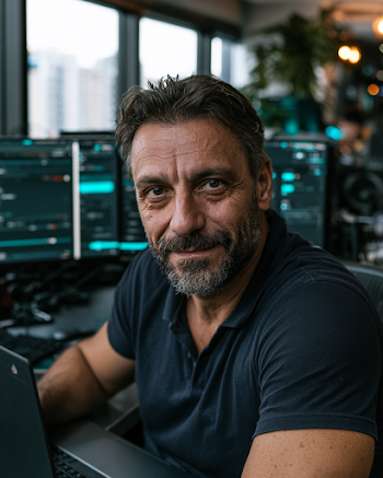 Candid Portrait of a Brazilian Small Business Owner