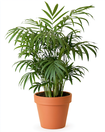 Charming Parlour Palm in Terracotta Pot