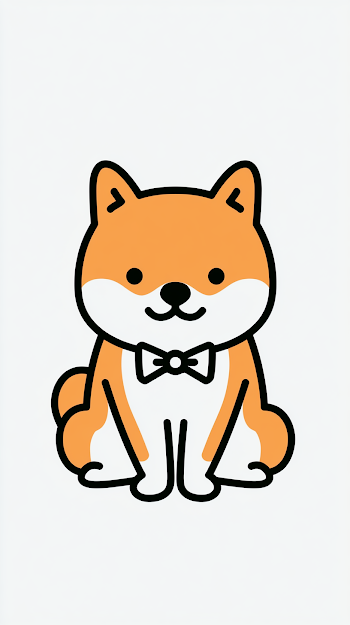 Charming Shiba Inu Salon App Icon