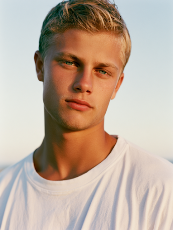 Confident Young Australian Surfer Portrait