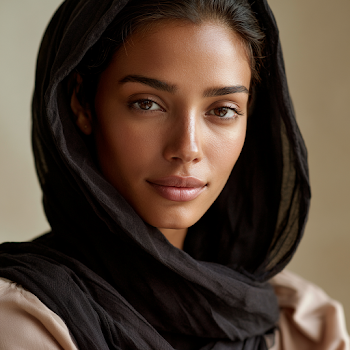 Confident Young Woman in Hijab