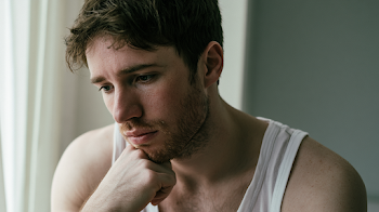 Contemplative Portrait of a Young Man