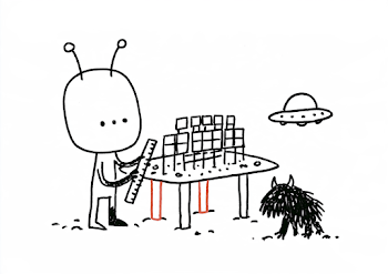 Curious Alien Constructs with Strange Blocks