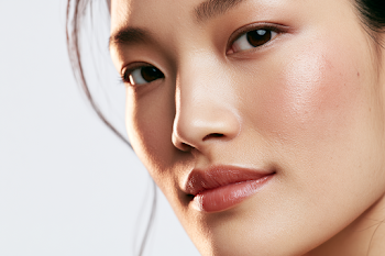 Elegant Asian Beauty Portrait with Natural Makeup