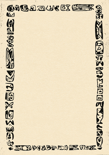 Elegant Balinese Inspired Page Border