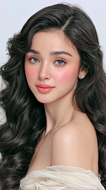 Elegant Beauty Portrait of a Young Woman