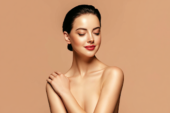 Elegant Beauty Portrait of a Young Woman