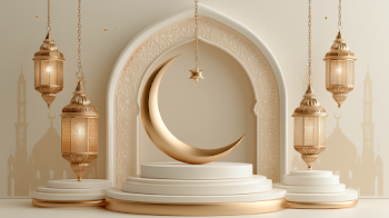 Elegant Eid Al-Adha Greeting Card Background