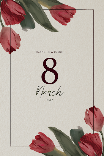 Elegant International Women's Day Card