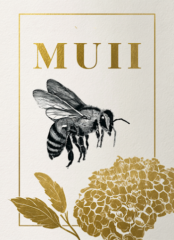 Elegant Watercolor Bee and Honeycomb Illustration