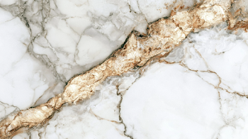 Elegant White Carrara Marble with Gold Veining