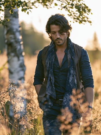 Enigmatic Fae King in a Summer Meadow