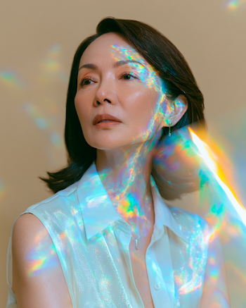 Ethereal Beauty Portrait of a Middle-Aged Woman Doctor