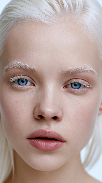 Ethereal Beauty Portrait of Young Albino-Inspired Model