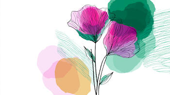 Floral Elegance: Minimalist Woman's Body Illustration