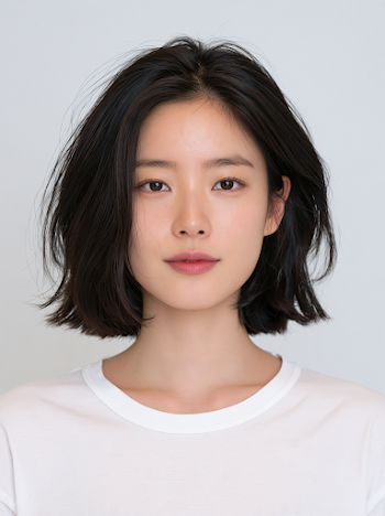 Formal ID Photo of a Korean Woman