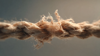 Frayed Rope on the Verge of Breaking