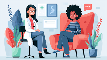 Friendly Doctor Consultation in a Modern Clinic