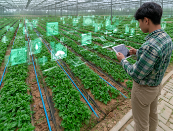 Innovative Smart Agriculture in a Modern Greenhouse
