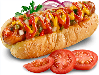 Loaded Hot Dog with Fresh Toppings