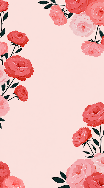 Minimal Floral Spring Background