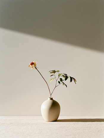 Minimalist Floral Still Life