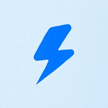 Minimalist Lightning Brand Icon