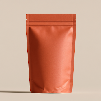Minimalist Pet Treat Pouch in Matte Terracotta Orange