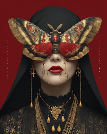 Mysterious Figura: A Frida Kahlo Inspired Artistry