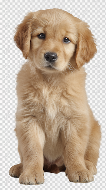 PNG Cute Golden Retriever Puppy Benny