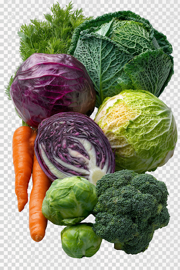 PNG Fresh Colorful Vegetables Arrangement