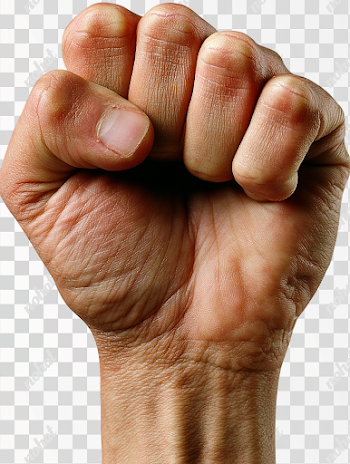 PNG Human Hand Fist Close-Up