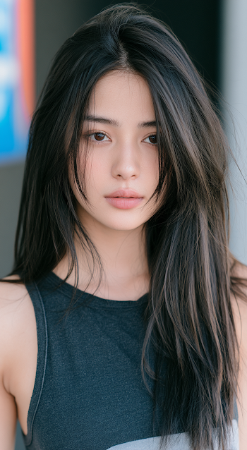Portrait of a Beautiful Thai Woman