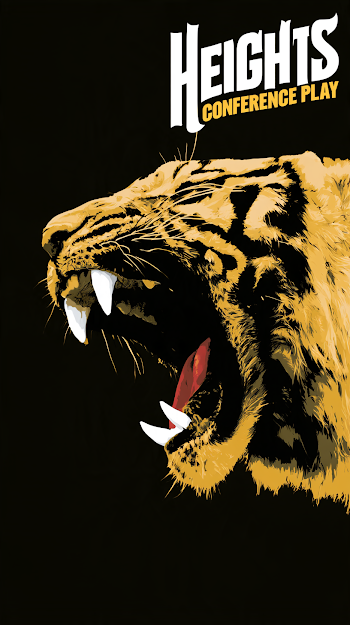 Roaring Tiger Album Art for 'Conference Play' by HEIGHTS