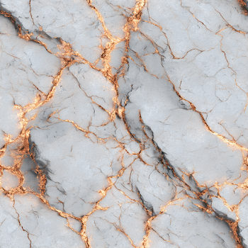 Seamless Luxury White Marble with Rose Gold Veins