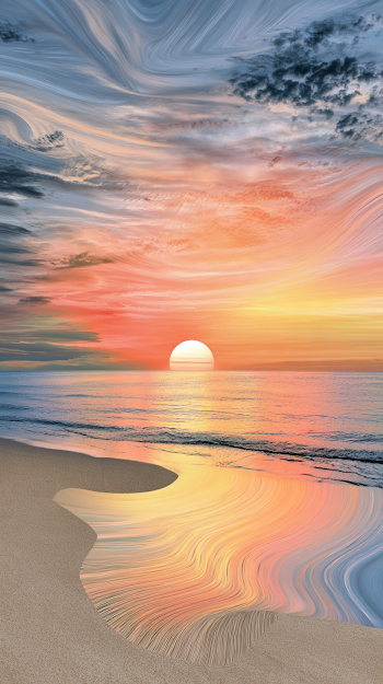 Serene Sunrise Over Tranquil Waters