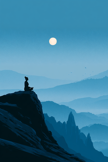 Serene Wellness: Meditation Under the Full Moon