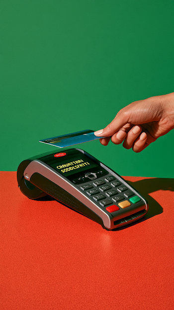 Sleek Payment Experience in Vibrant Colors