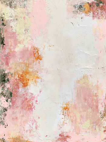 Soft Off-White Texture with Hints of Pink and Orange