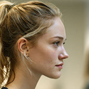 Young Icelandic Woman - Profile Portrait