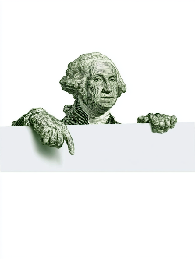 18th Century Statesman in Green Engraved Style