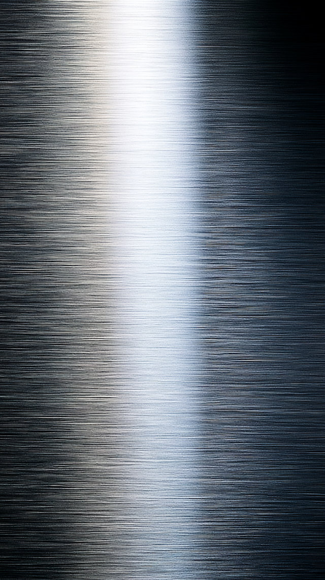 Abstract Brushed Stainless Steel Surface