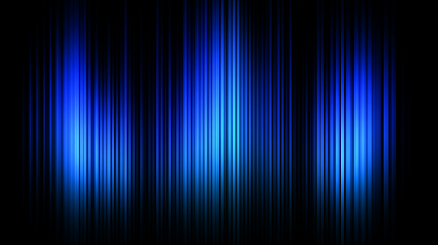 Abstract Digital Lightwave on Black