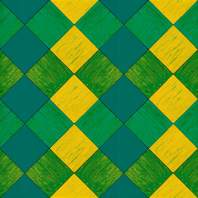 Abstract Geometric Argyle Pattern