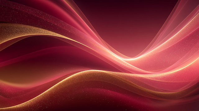Abstract Geometric Background with Golden Curves