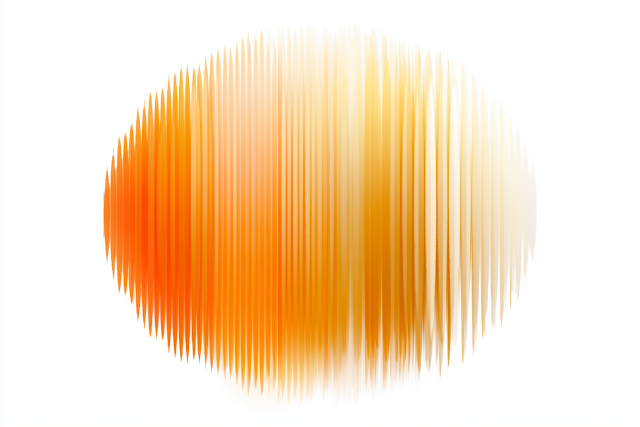 Abstract Glowing Oval with Warm Gradient