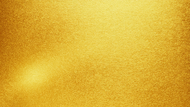 Abstract Golden Metallic Texture